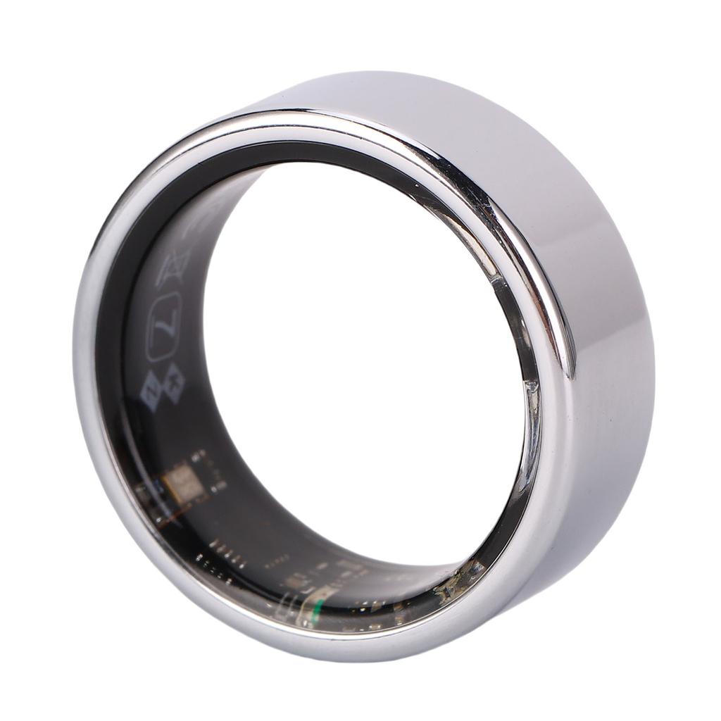 Smart Ring Health Tracker Bluetooth Connection IP68 Water Proof Sleep Fitness Ring with Gesture Control Step Counting
