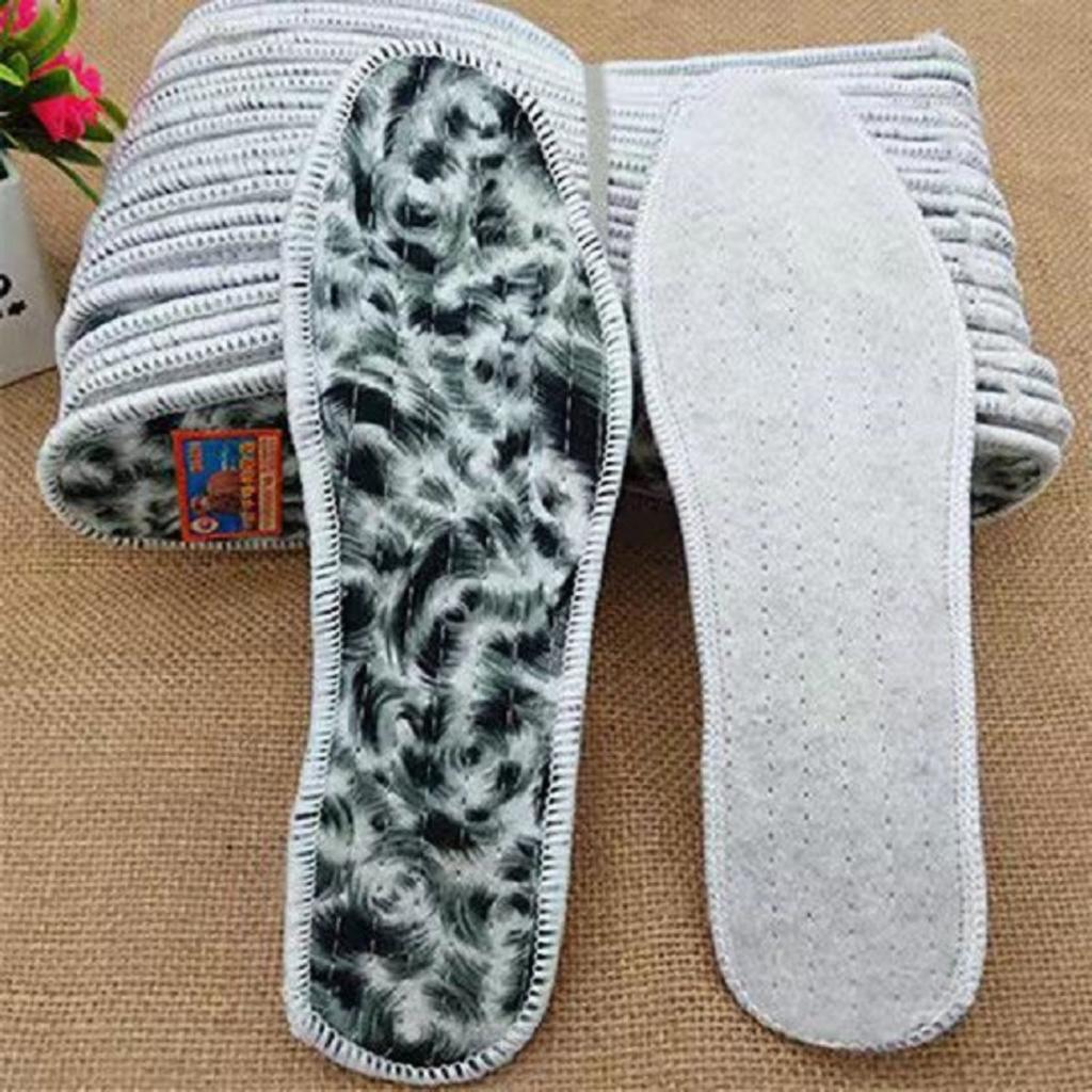 5 Pairs, Cotton Insoles, Warm, Cold Proof, Sweat Absorbing, Thick Insoles, Sports Insoles, Felt Insoles
