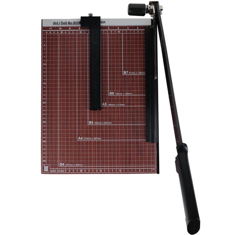 Deli 8003 Paper Cutter A4/A3/B4 CN plug (adapter included)