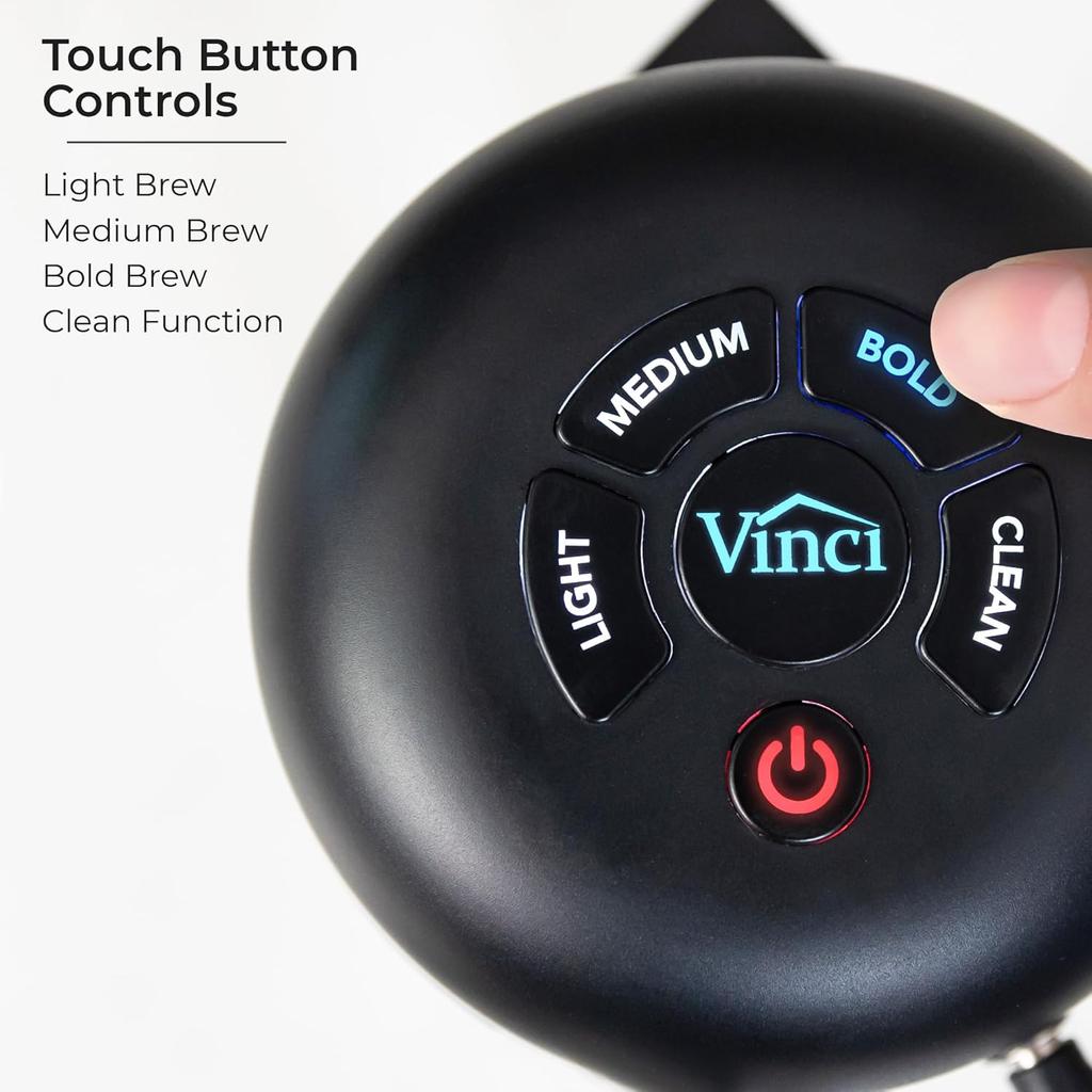 Express 2 Electric Cold Brew Coffee Maker, 37 oz, Fast & Customizable, Low-Acid Brew with Circle Flow Tech, 3 Settings, Self-Cle