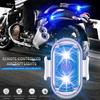 Wireless LED Strobe Light with Remote Control Multiple Lighting Modes Waterproof Rechargeable Battery Powered Emergency Flashing Light