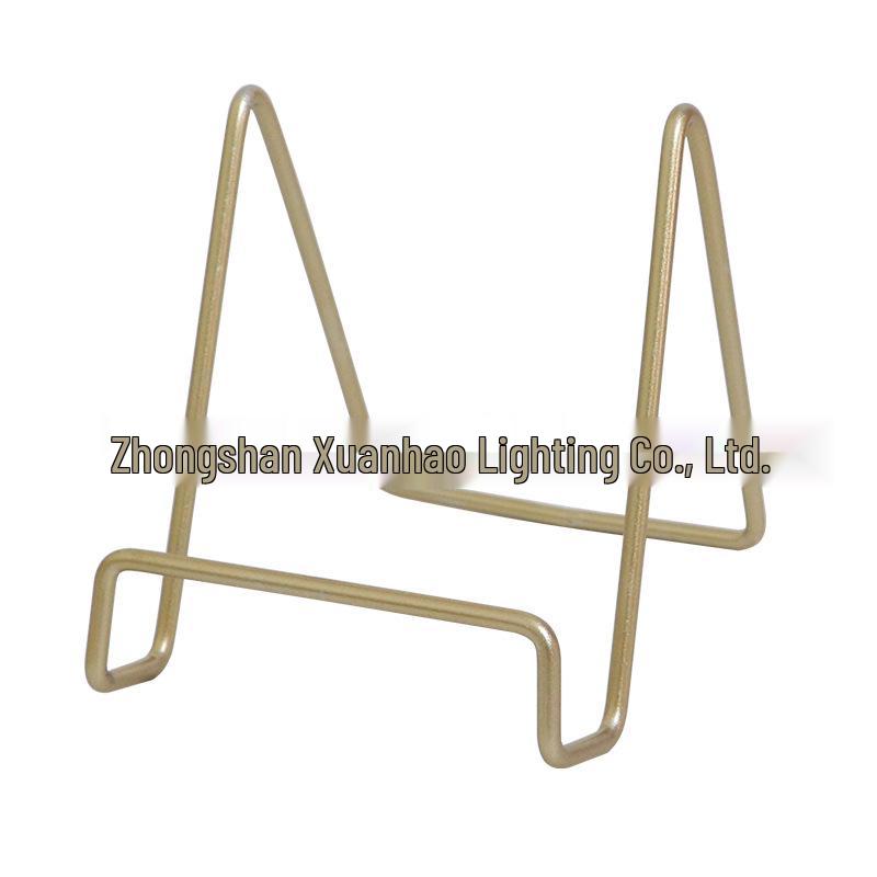 

Decorative Iron Clock Stand & Porcelain Plate Holder Display Rack Small