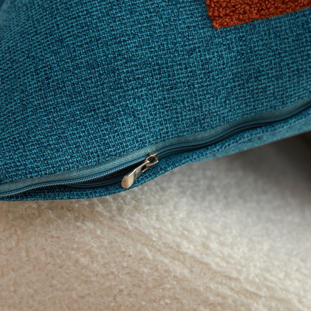 Towel Embroidered Pillowcase Without Core, Light Luxury and High-end Bedside Cushion