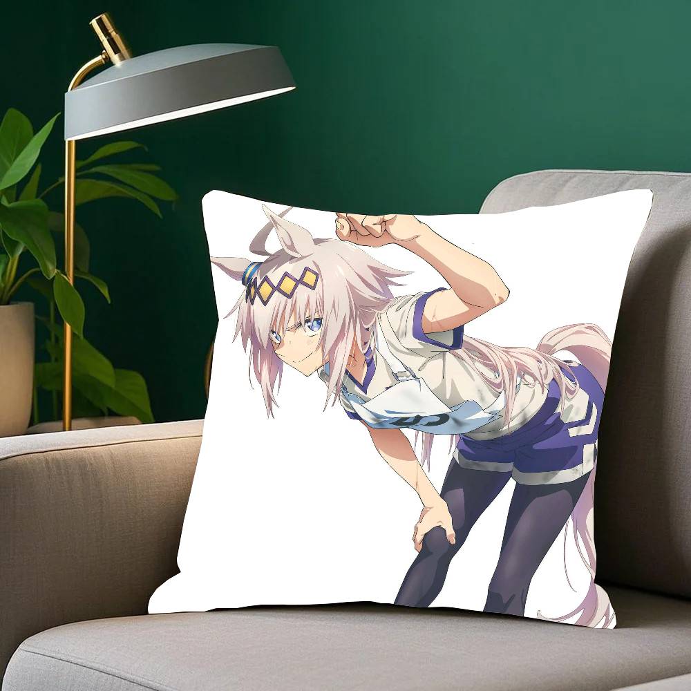 Cartoon Anime O-Oguri Cap Pillow Case Home Decor Throw For Sofa Bed Car Room Decor Gift Idea