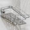 Raum Aluminium Küche Lagerung Rack Waschbecken Abfluss Rack Schwamm Organizer Hängen Seife Abtropffläche Regal Korb Bad Shampoo Regale