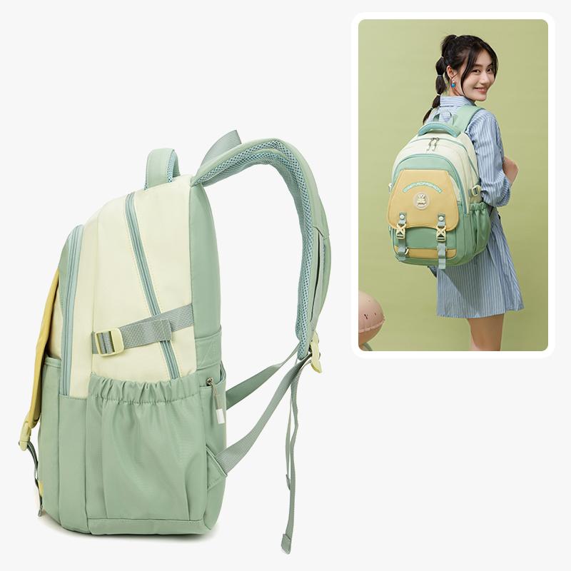 Schoolbag Female High School Student Large Capacity High Appearance Junior High School Preppy Style Simple Brand Backpack