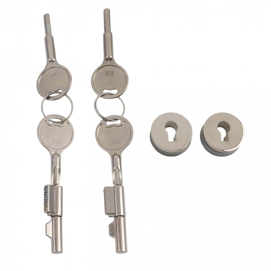Display Case Keys Sliding Glass Door Lock Chrome Finish