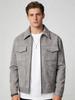European and American men's jacket suede men's tooling zipper large pocket casual lapel spring and autumn jacket