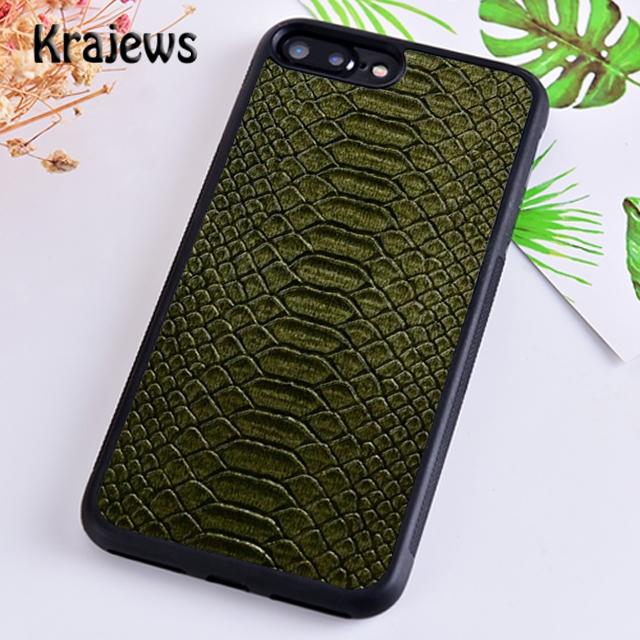 

Krajews Snake skin texture Fashion Phone Case Cover For iPhone 17 Air 16 15 14 plus 12 13 pro max coque Fundas iPhone 13pro max