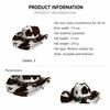 Soft Plush Faux Fur Cowboy Hat Wide Brim Windproof Cowboy Cap Western Cowboy Hat  For Men Women