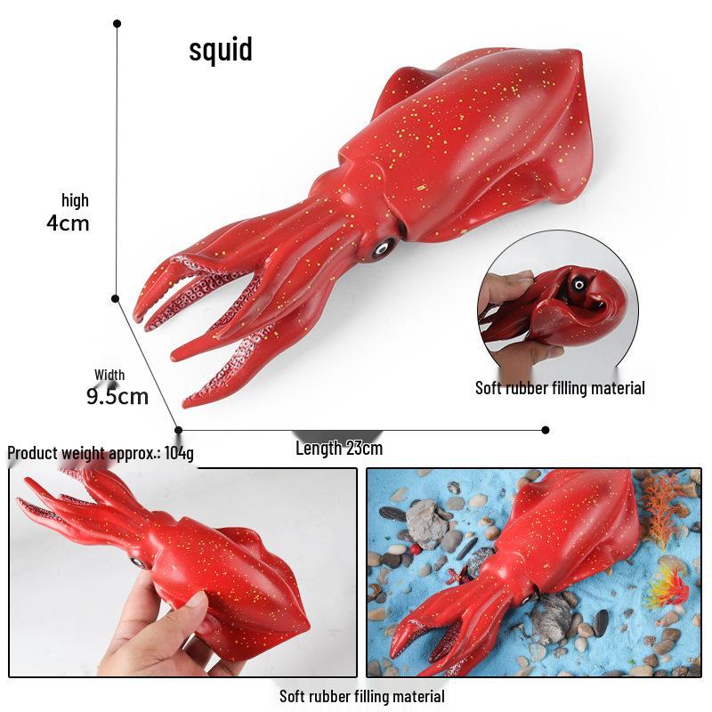 Children's Soft Rubber Marine Animal Toys: Killer Whale, Great White Shark, Beluga, Blue Whale, Dolphin, Sperm Whale Models