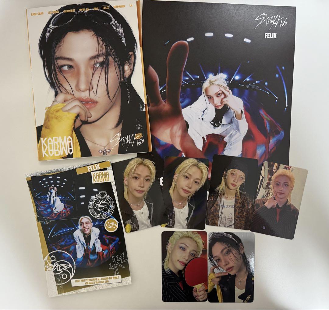 

[USED] straykids KARMA accordion HMV bonus Holo felix