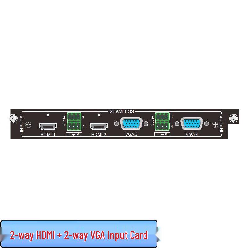 

Zhonglu Baishitong 2xHDMI 2xVGA Seamless HD Hybrid Matrix Card