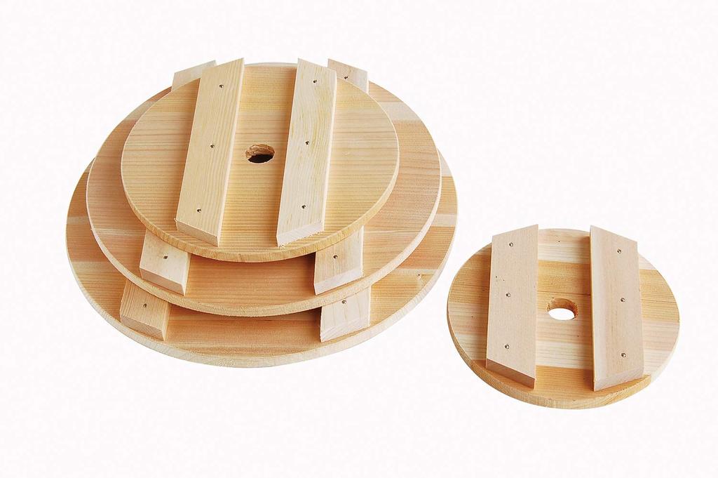 Sawara Drop Lid 21cm (Japanese Cypress) (pressing Lid) (82567)