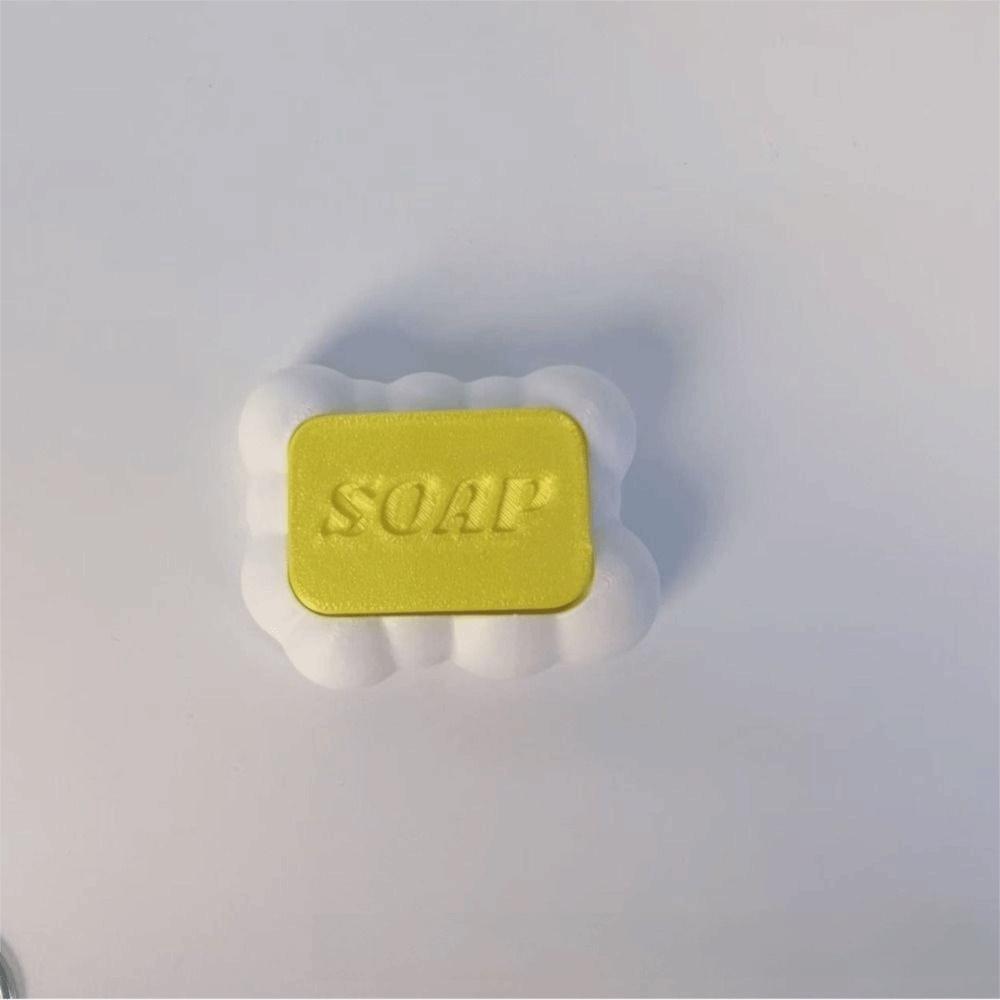 Premium 3D Printing Soap Shape Keychain Pressable Button Button Keychain  Everyday Use жёлтый