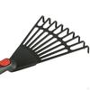 Grass Leaf Rake Portable for Lawn Leveling Yard Grooming Leaves