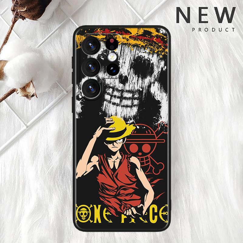 

Соломенная шляпа с логотипом O-ne P-iece для Samsung M62 M52 M33 M32 M31 M30 M23 M22 M21 Note 20 10 9 8 Ultra Plus Lite, черный чехол для телефона Samsung Note 10