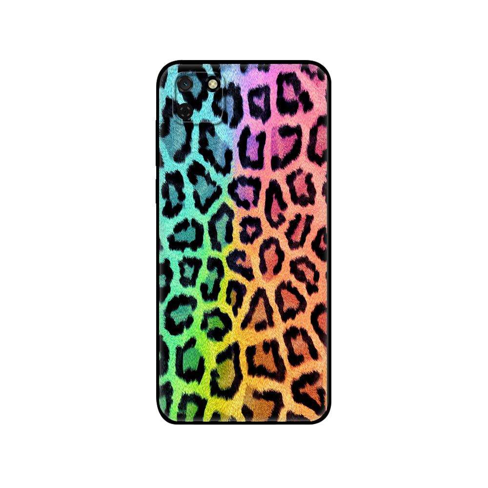 

Черный чехол из ТПУ для Huawei Y9S Y6S Y8S Y5P Y7P Y8P, чехол для Huawei Y5 lite Prime 2018 Y6 2019, чехол с тигром и леопардовым принтом, пантера huawei Y8S