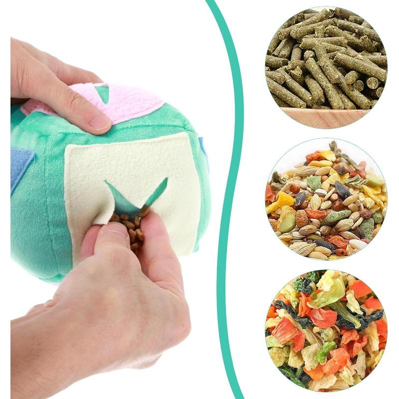 Big Rabbit Foraging Toy Feeding Ball Washable Puzzle Feeding Game Rabbit Toys Suitable for Bored Rabbits Creative Interesting