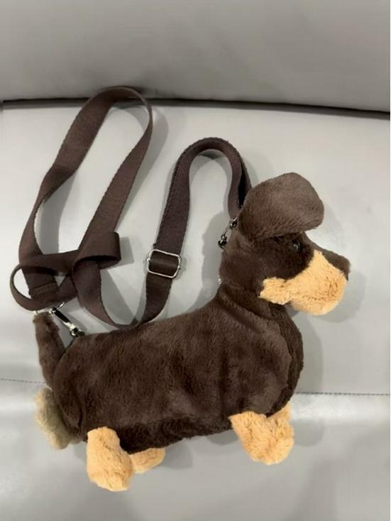 Jellycat Dakhund Plysjleketøy Crossbody-veske - Søt Skulderveske for Jenter