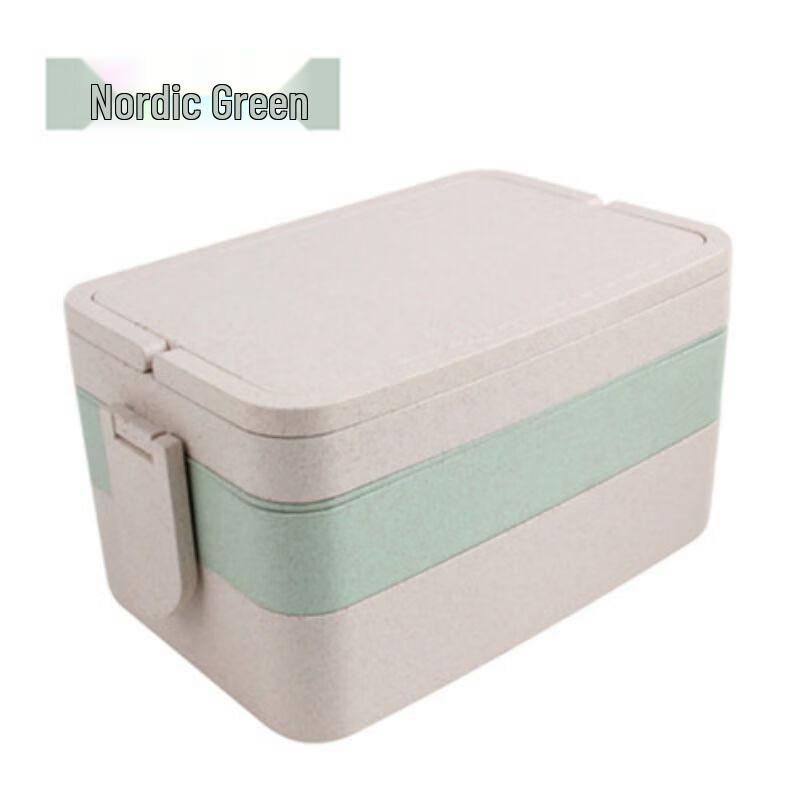 Qianxing 3-Layer Wheat Straw Insulated Lunch Box