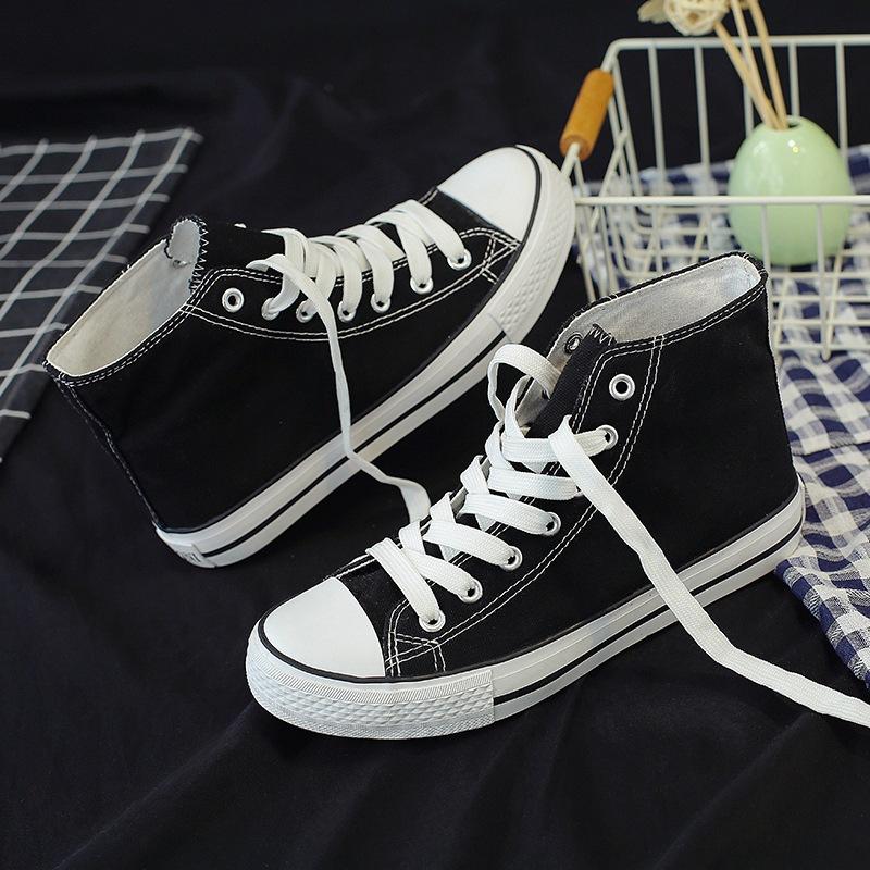 

Тканевые туфли Женские туфли Парные туфли с высоким берцем Повседневные туфли для одного человека 40 чёрный