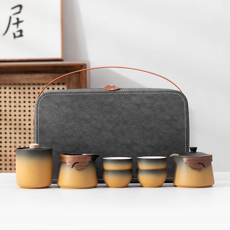 Japanese Style Gradient Travel Tea Set