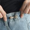 Five Pointed Star Jeans Buttons Adjustable Butterfly Pants Pins Waist Tightening Tool Fixed Brooches Dress Decoration