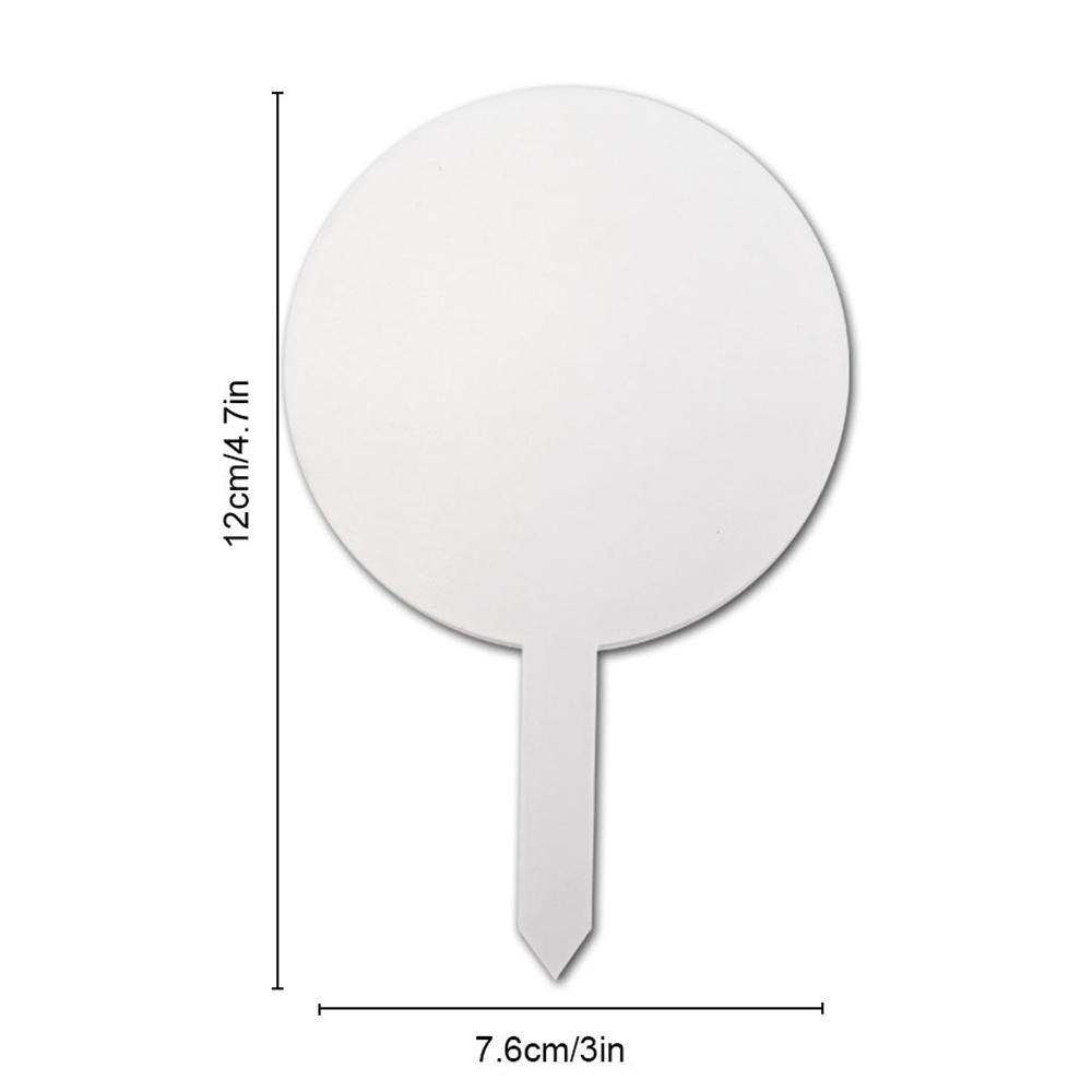 

Transparent Acrylic Plant Tags Garden Yard Nursery Flower Pot Seed Varieties Tagging Marker DIY Garden Labels Plants Sign