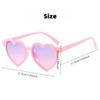 ren'S Sun Glasses Trendy Heart-Shaped Kids Sunglasses Candy Color  Sunglasses Heart-Shaped  Protective Glasses