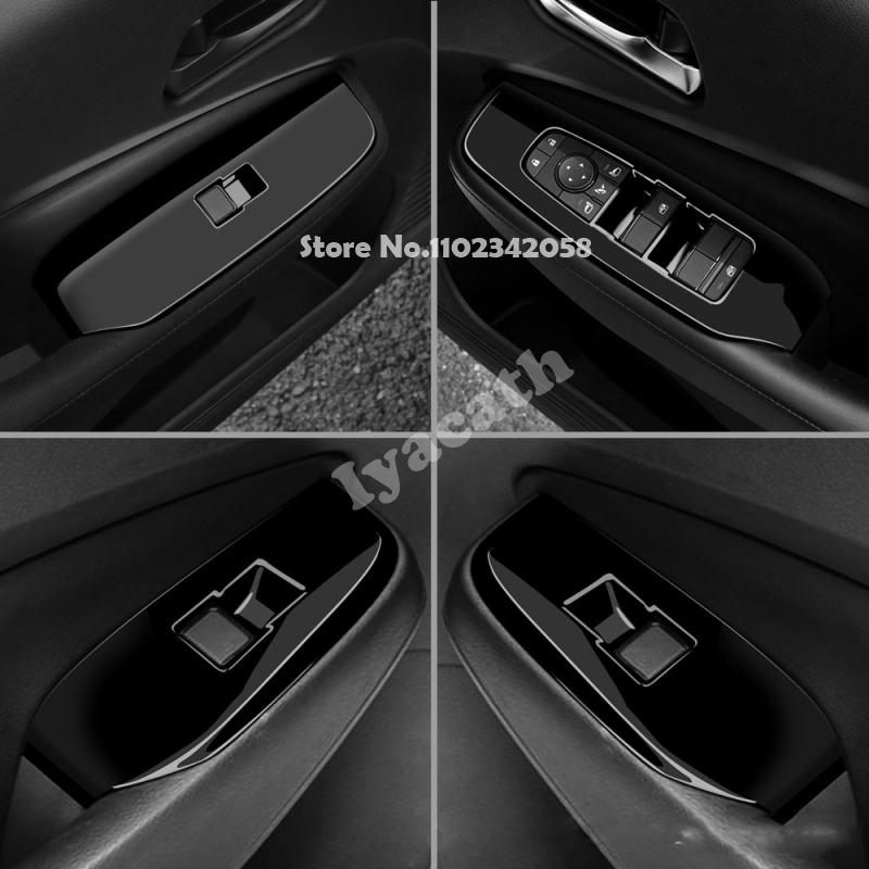 RHD For Nissan Note E13    ABS  door armrest window lift button switch cover glass control panle trim accessoires