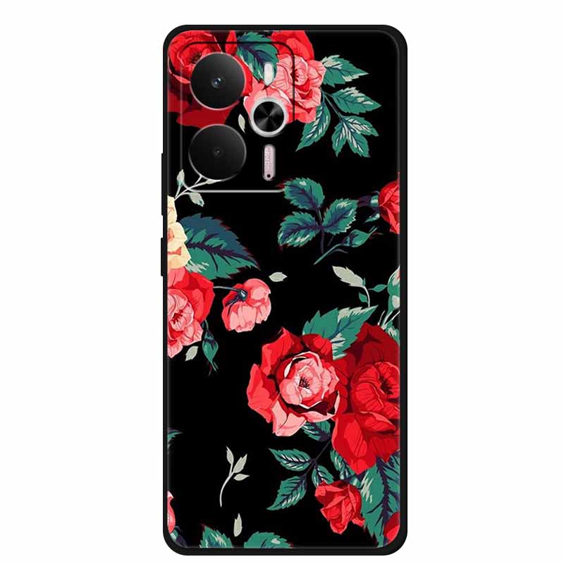 For Realme 14 Case Soft TPU Black Silicone Cover for Realme 14 5G Global RMX5070Soft Case Shockproof Cover RMX5070 Oppo Realme14