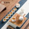 Nanshan Series Chinese Ceramic Side Handle Tea Set