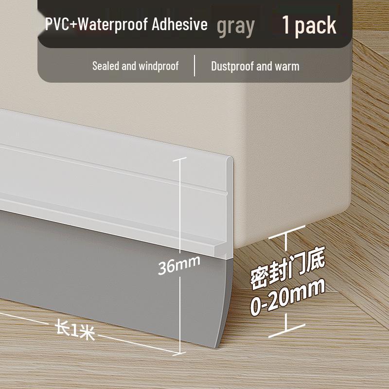 Soundproof Under-Door Seal Strip – Windproof, Noise-Blocking Door Bottom Baffle