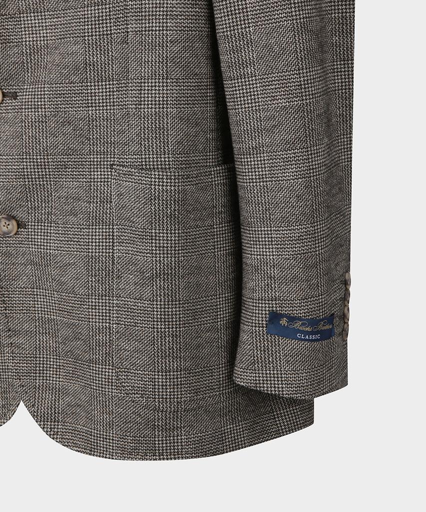 Brooks Brothers Classic Fit Knit 2-Button Jacket (Beige) (Bbjsmm4637Zef)