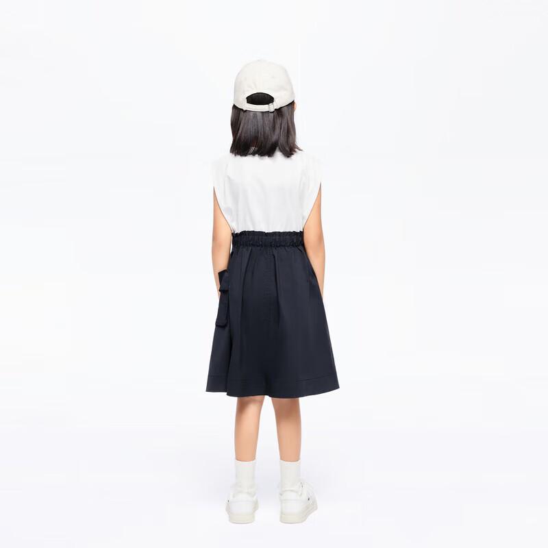 Little MO&Co. Girls' Summer Sleeveless Workwear Dress