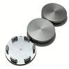 4pcs No Logo Black/Silver Emblem Car Wheel Center Caps 51MM 46MM Wheels Hub Cap Rim Hubcaps Dust Cover Replace Car Accessories