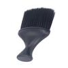 Neck Duster Cleaning Brush Black Oblate Neck Hairbrush Soft Nylon Barber Duster Brush