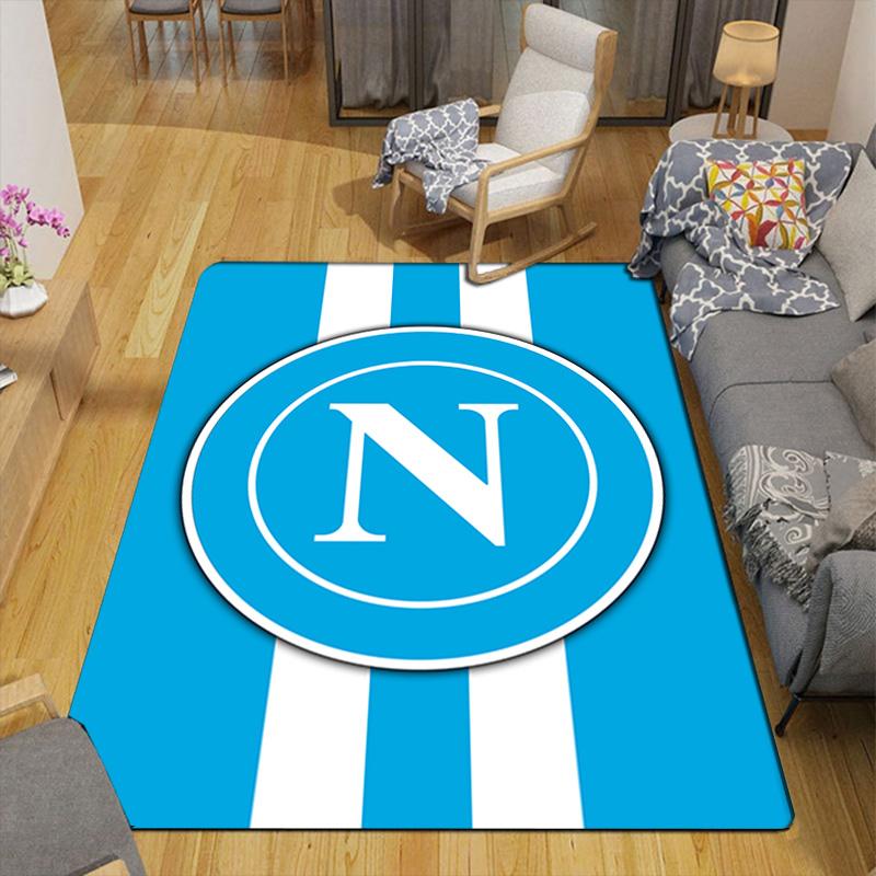 Napoli Pattern Rug Floor Mat for Living Room or Bedroom Soft and Comfortable Carpet a Gift for Birthday and Holiday.