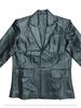 100% Leather Lambskin Handmade Black Stylish Blazer Business Causal Formal Men