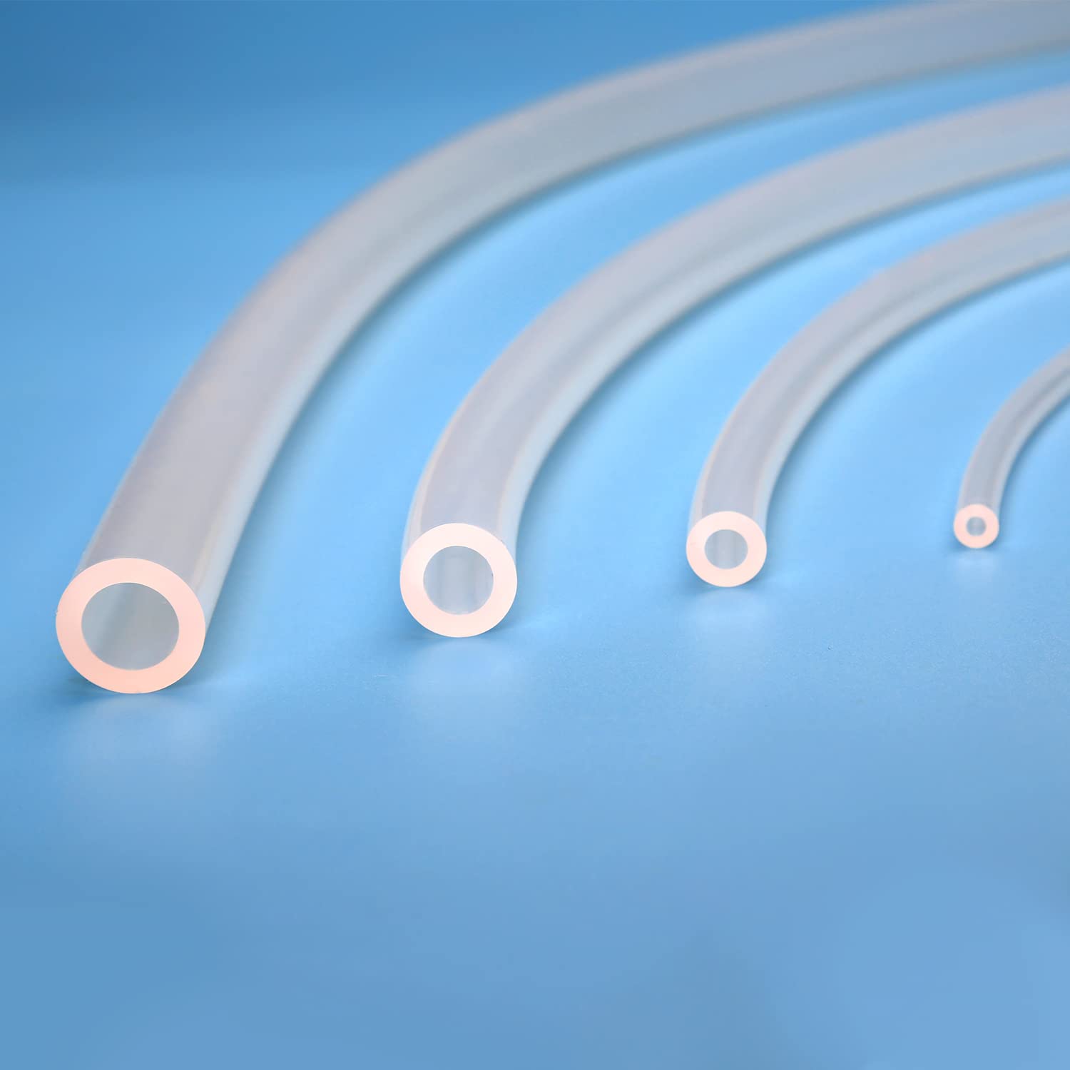 

COBETTER Силіконовий 5мм Внутрішній 10мм Зовнішній 5м Прозорий Силіконовий Повітряний Насос Термо- та Погодостійкий Платиновий Силіконовий Шланг, Діаметр, Діаметр, 2.4мм