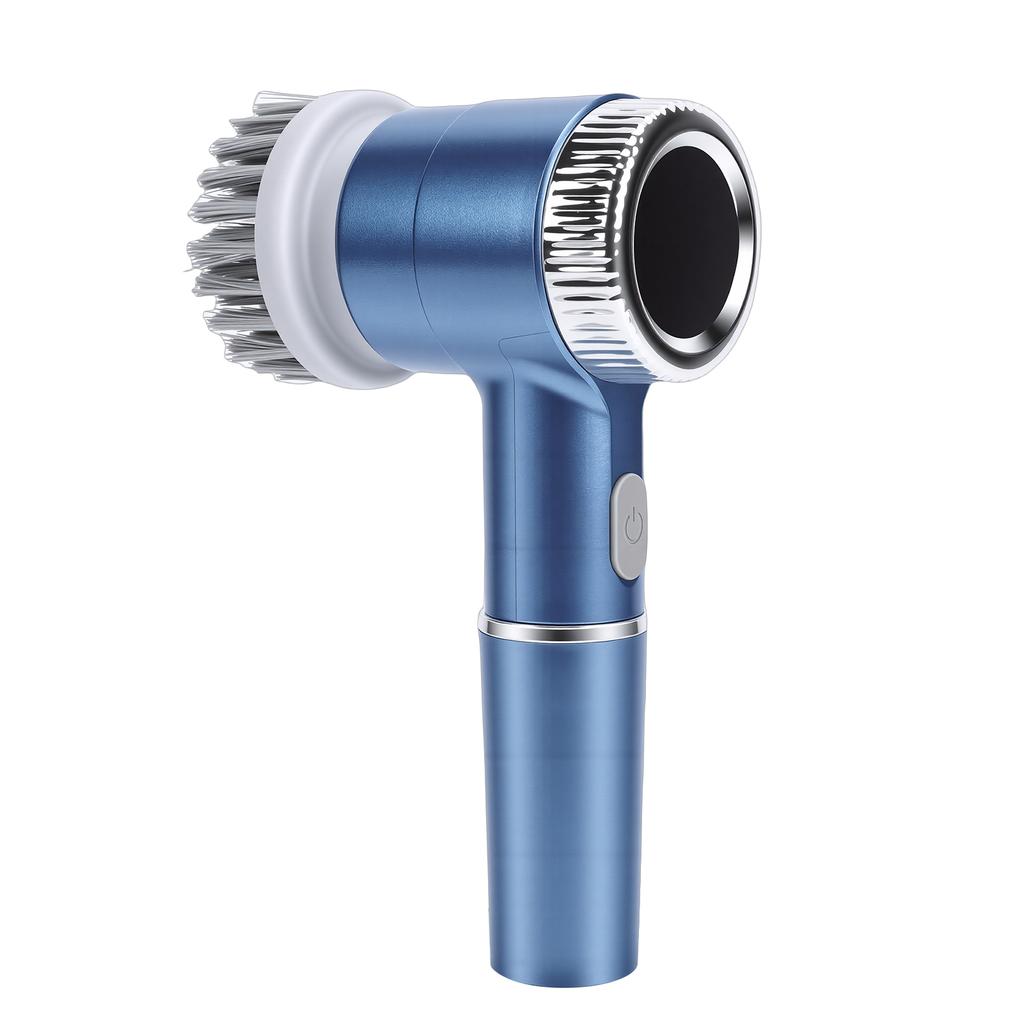Electric Cleaning Brush with 5 Replaceable Brush Heads 3 Speed Settings IPX7 Water Proof Rechargeable Rotating Electric