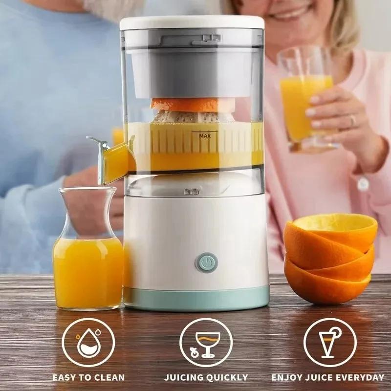 USB Rechargeable Citrus Juicer Portable Electric Fruit Blender Automatic Fresh Juice Machine for Home Residue Separation