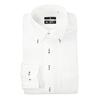 SUIT SELECT 4S BLACK LINE Slim Fit Men's Dress Shirt Non-Iron Stretch Cutaway Collar White Dobby L Size 41-86