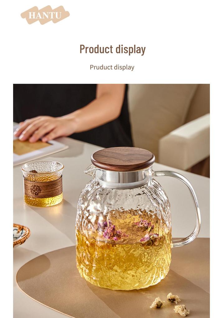 High-Temperature Resistant Glass Kettle Set for Tea and Cold Water Storage