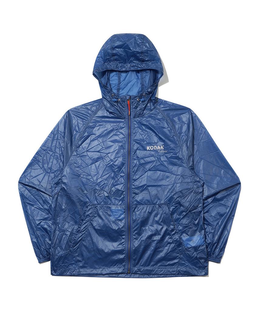 Kodak Crease Hooded Zip-Up Jacket Blue