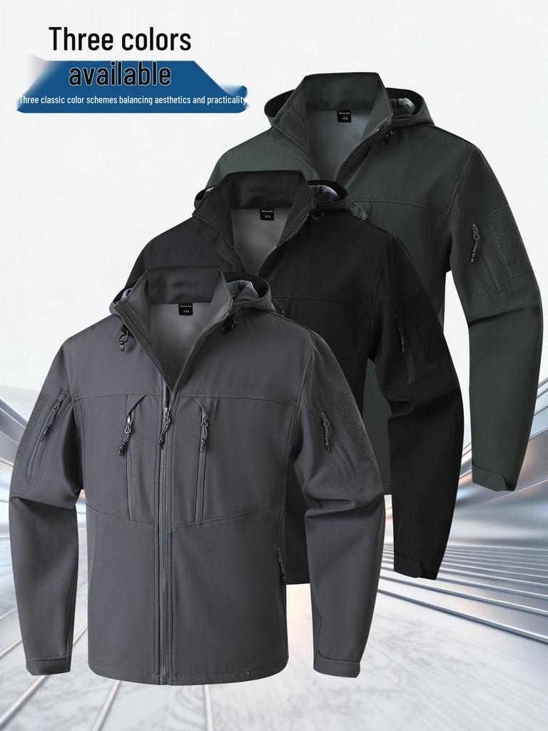 Spring & Autumn Tactical Military Fan Outdoor Multi-pocket Elastic Workwear Suit