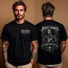 Μπλούζα Jesse James: Γραφικό T-shirt Γκάνγκστερ της Άγριας Δύσης | T-shirt Θρύλος Παράνομος | Vintage Δυτικό Αμερικάνικο Unisex Πουκάμισο