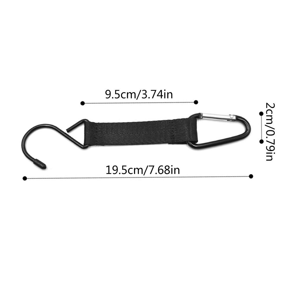 2/1/4pcs Nylons Safety Buckles Fence Hook Replacement Backpacks Hangings Buckles for Bat Bag and Water Bottle