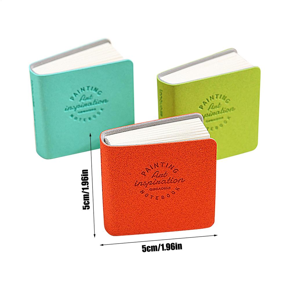 

3 Pack Small Watercolor Sketchbook Portable Travel Sized Journal Art Creation Pocket Sketchbook Artist Drawing Pad